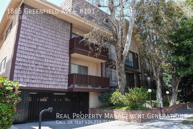 Building Photo - 1865 Greenfield Ave Unit #101