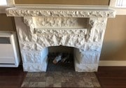 faux fireplace - 6412 10th Ave House