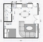 Possible layout - 533 N Mission Dr Unit A