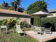 Back garden and patio area - 1753 Silver Lake Blvd Apartments Unit 1753