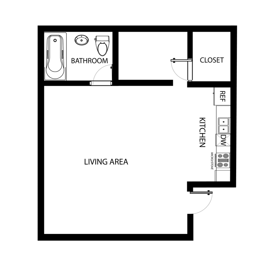 Floor Plan - Studio
