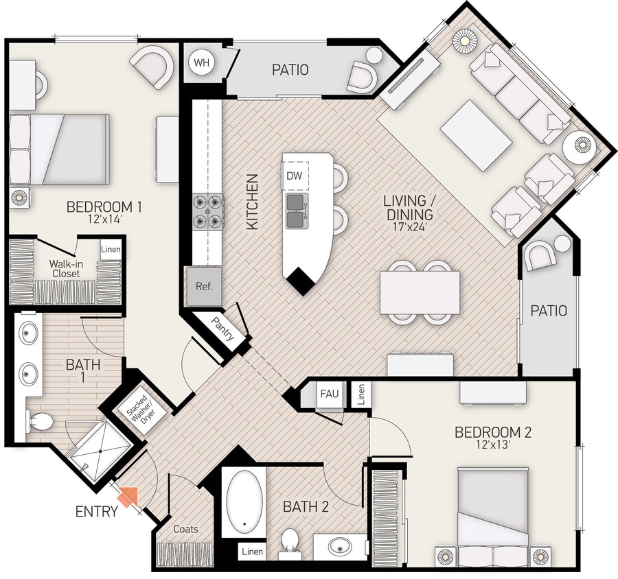 Floor Plan - Delrey - Plan 39