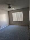Bedroom with new carpet and fan - 215 Atlantic Ave Unit Atlantic plaza