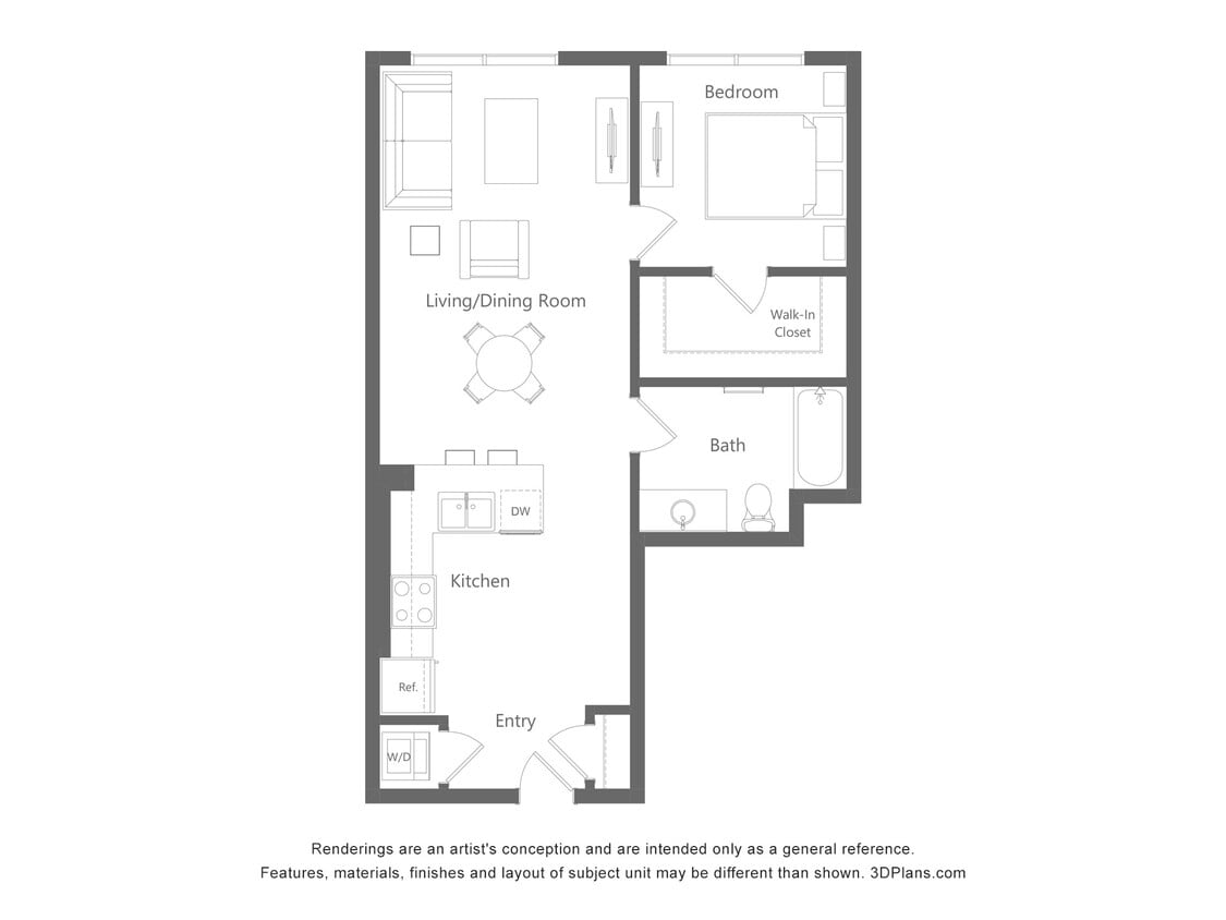 Floor Plan - 1E