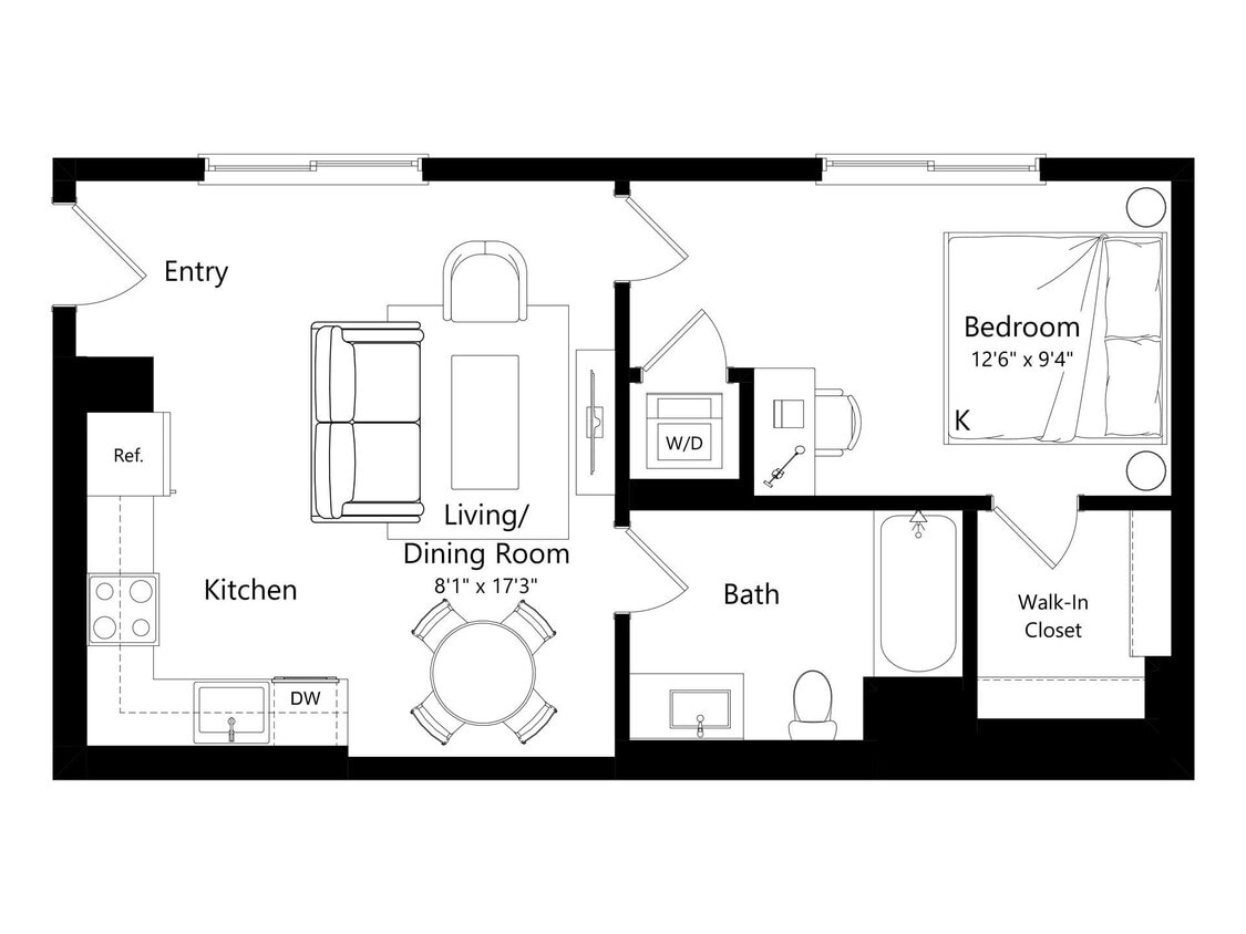 Floor Plan - 1430-Lincoln_1J