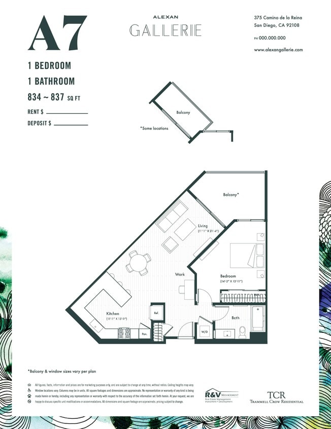 Floor Plan - A7 1x1