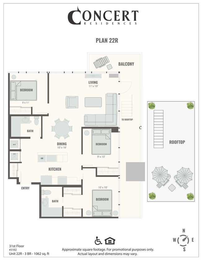 Floor Plan - Concert 22R 3x2