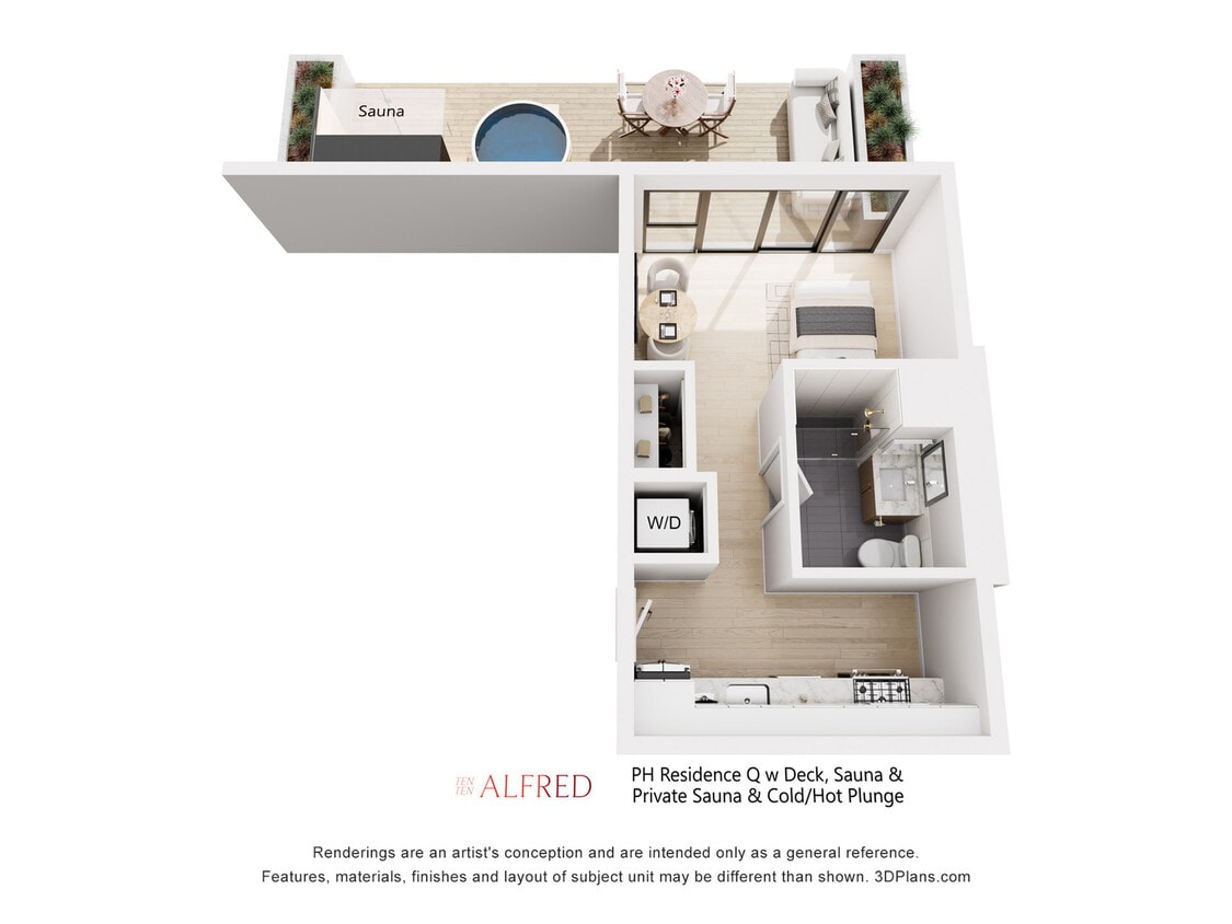 PH Residence Q w Deck, Sauna & Cold/Hot Plunge - PH Residence Q w Deck, Sauna & Cold/Hot Plunge