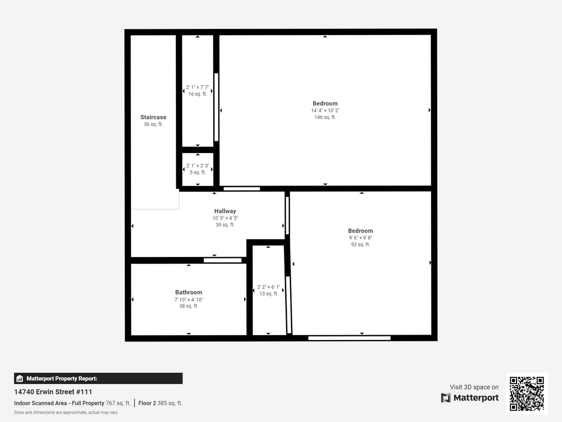 Floor Plan - 2 Bed 2 Bath