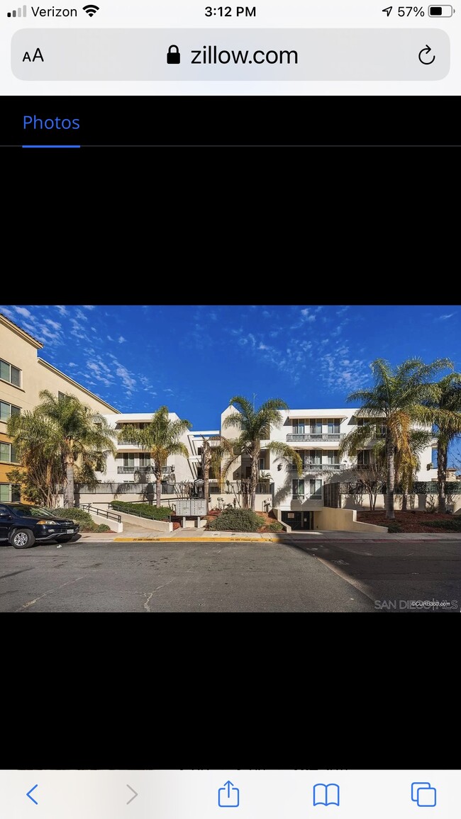 Building Front/Secured Entrance & Parking for(2) - 5540 Lindo Paseo Unit 5540 Lindo Paseo