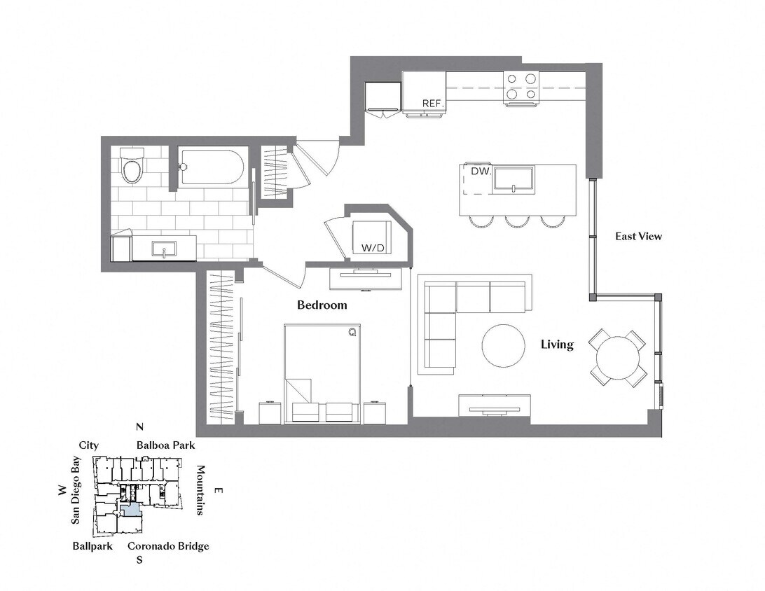 Floor Plan - 1E