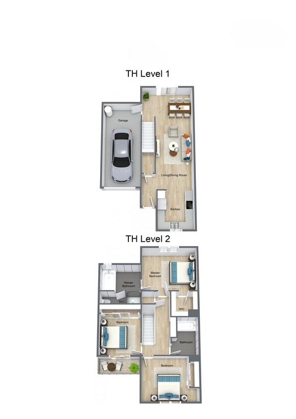 Townhome - 3/2 Townhouse