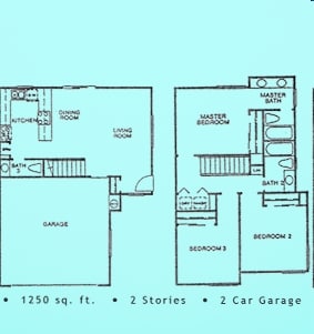 3BR/2.5BA - 2 Bed 2 Bath
