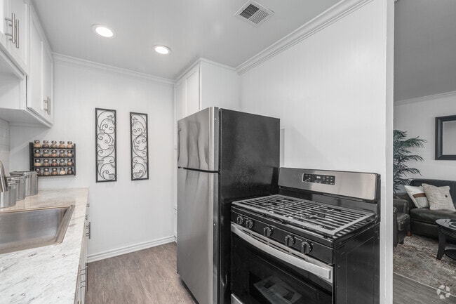 1BR, 1BA - 700SF - Kitchen - Village Apartments