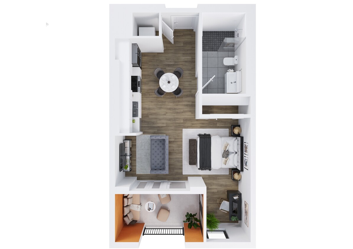 Floor Plan - Studio