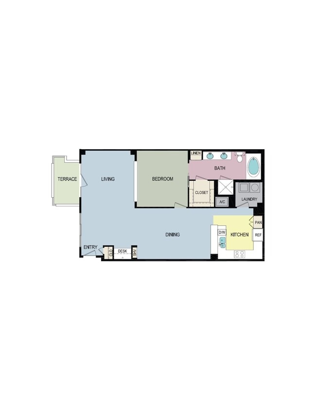 Floor Plan - 1J-Floorplan-Balcony/patio