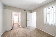 1BR, 1BA - 552SF - Bedroom - Soldano Senior Village Apartments