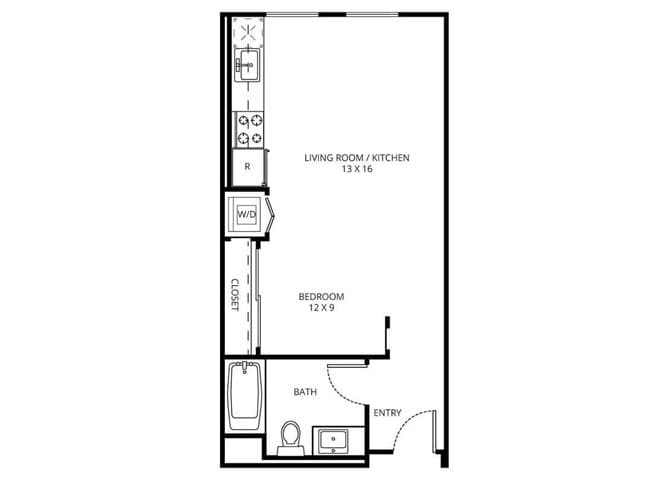 Floor Plan - Studio B-2