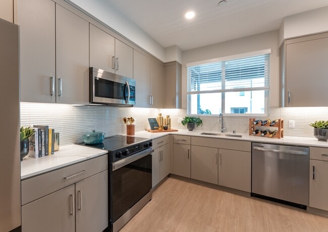 Kitchen and Living Room with Decor - Marlowe Palomar Heights