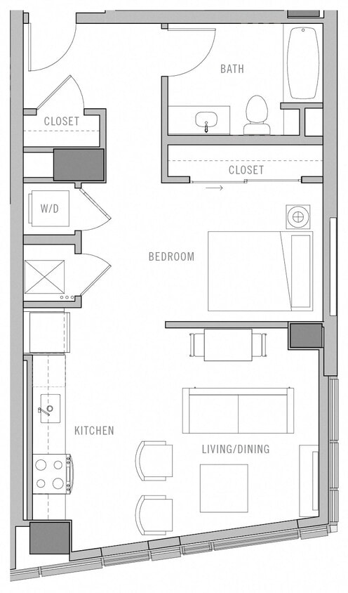 Floor Plan - Studio-B