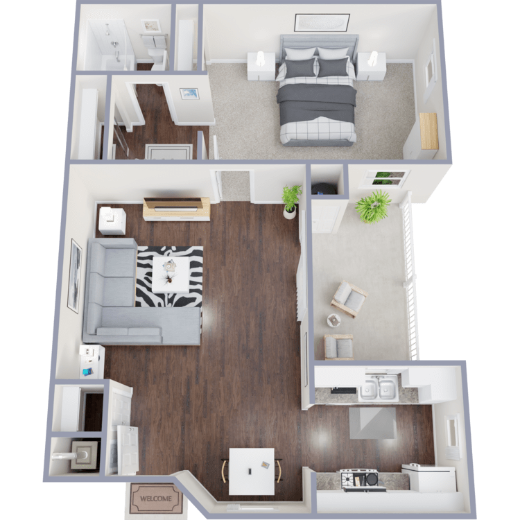 1x1_Plan1_670_SqFt_Overhead_54435.png - Plan 1