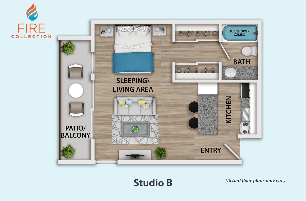 Floor Plan - Studio
