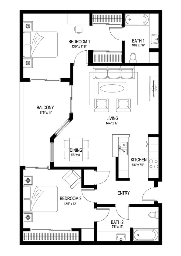 Floor Plan - De Niro