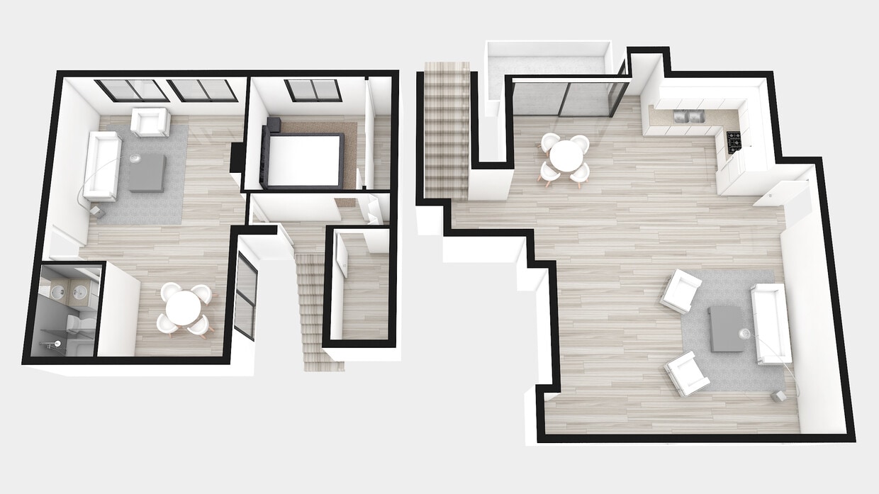 Floor Plan - One Bed ~ One Bath