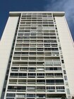 West side from Avenue of the Stars - Century Towers Apartments