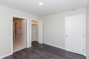 View from bedroom of closet and Jack-n-Jill bathroom. - 4358 Aragon Dr