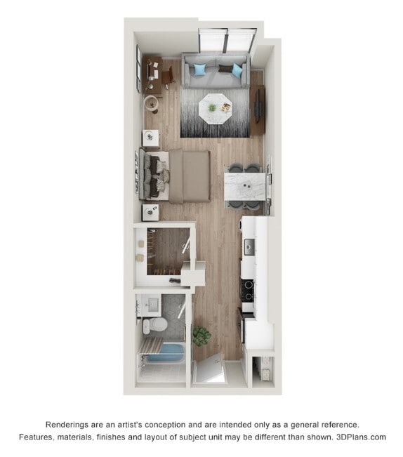 Floor Plan - Studio S1-1