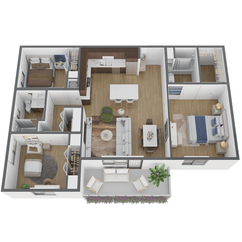 Floor Plan - 3x2 AL
