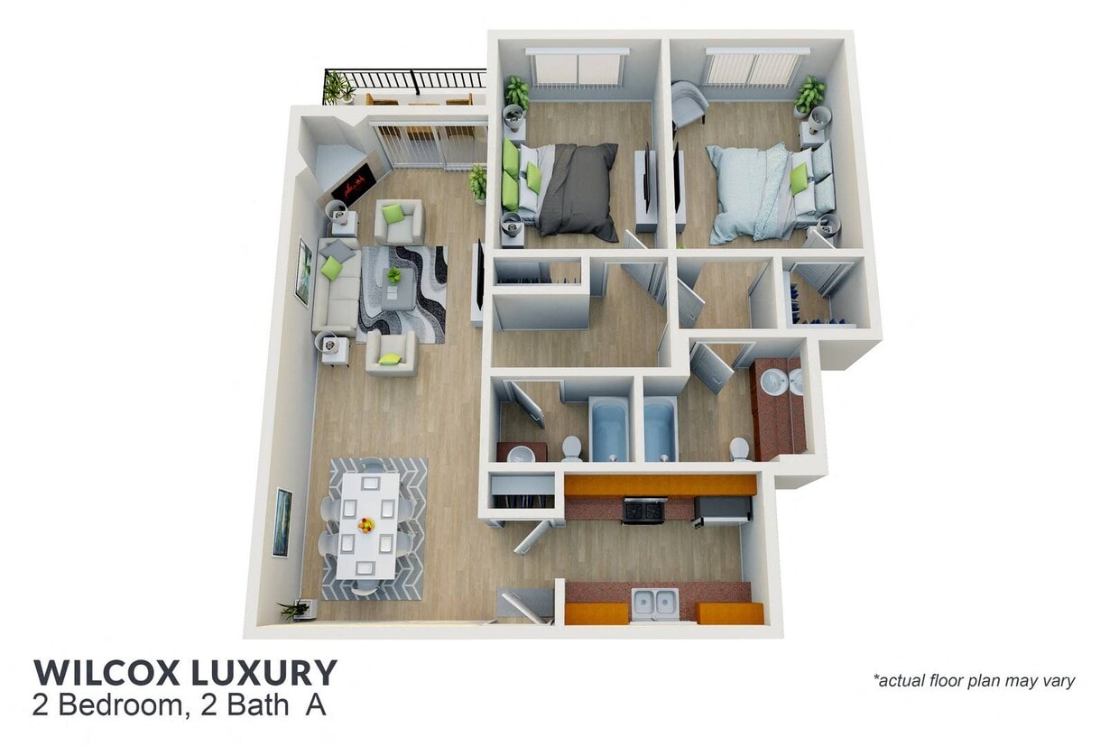 Floor Plan - 2 Bedroom