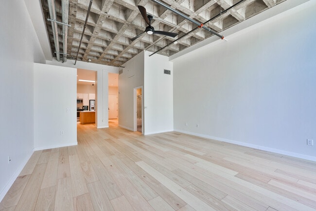 Open space living for bedroom and living room - 3211 5th Ave Apartments Unit 304