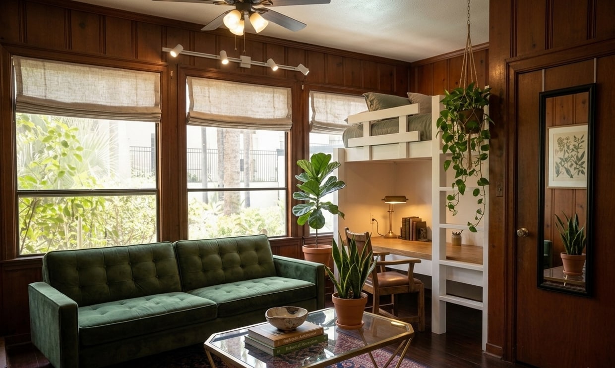 Floor Plan - 1 Beds, 1 Baths