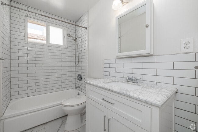 1BR, 1BA - 900SF - Bathroom - Blackburn Apartments