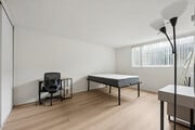 1BR, 2BA - unit 203-650 SF - Bedroom - Mardette Apartments