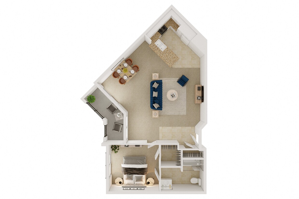 Floor Plan - Unit 1N