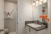 2BR, 2BA - 1,200SF - Primary Bathroom - Atrium Gardens