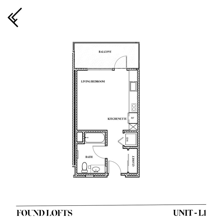 Floor Plan - Loft (S1-Corner Unit)