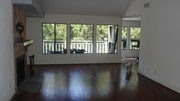 Living Room with Vaulted Ceiling & Fireplace - 4335 Morro Dr House