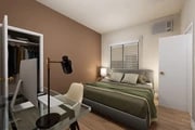 Virtually staged bedroom 2 - Student Housing Near USC Univ Southern Calif Homes