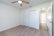 2BR, 1BA - 700SF - Second Bedroom - Eucalyptus Apartments