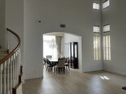 Living room and dining room with new flooring - 2558 Carlton Pl