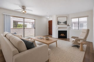 Veteran Floor Plan H Living Room - Veteran Plaza