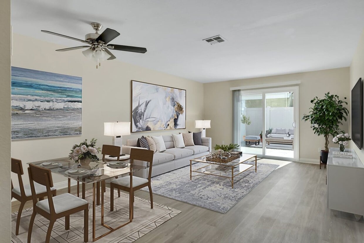 Floor Plan - 2bd/2ba - Small Yard