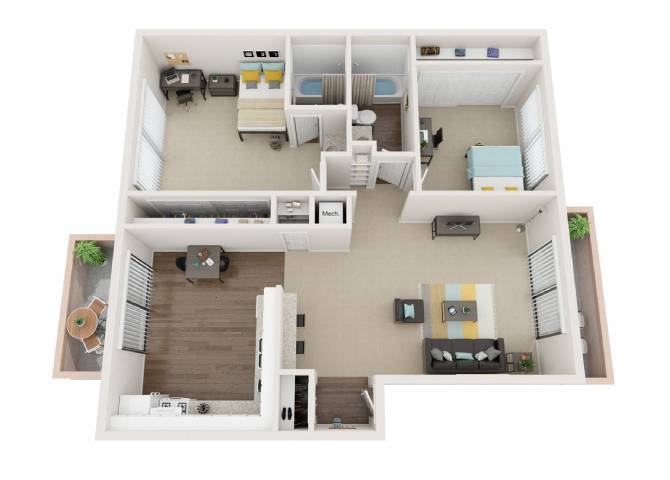 Floor Plan - Riverside