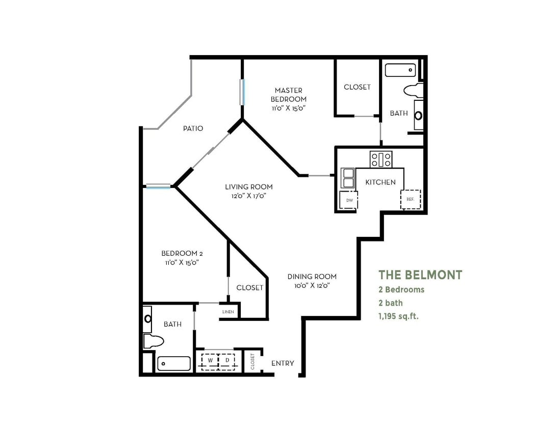 Floor Plan - Belmont – North