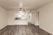 1BR. 1BA - 620SF - Living Room - Belcourt Seniors Apartments 55+