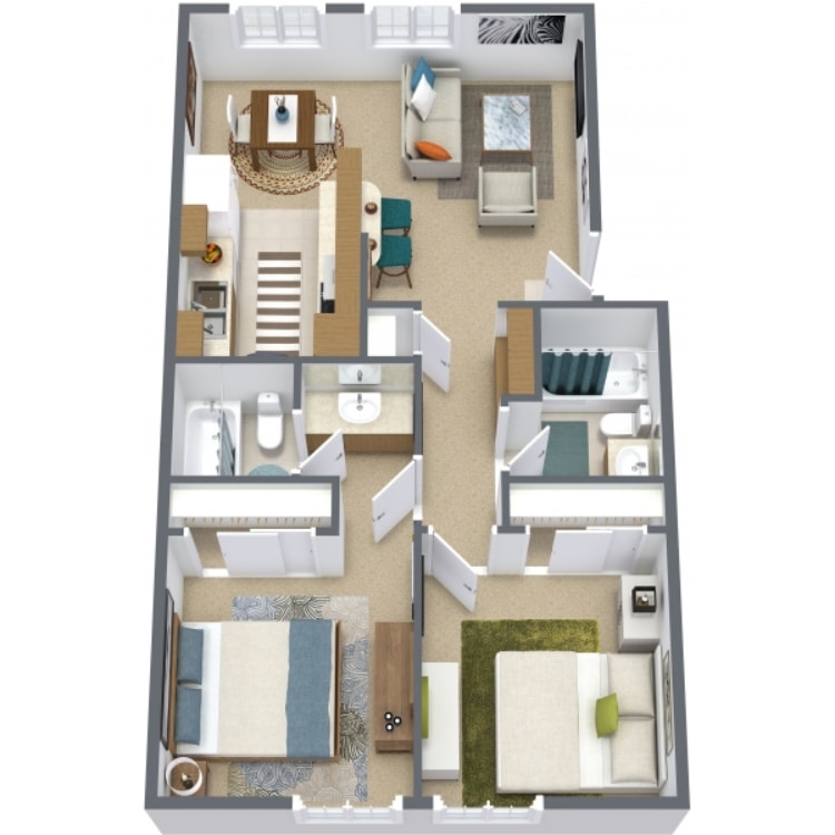 2Bedroom_220293.png - Two Bedroom
